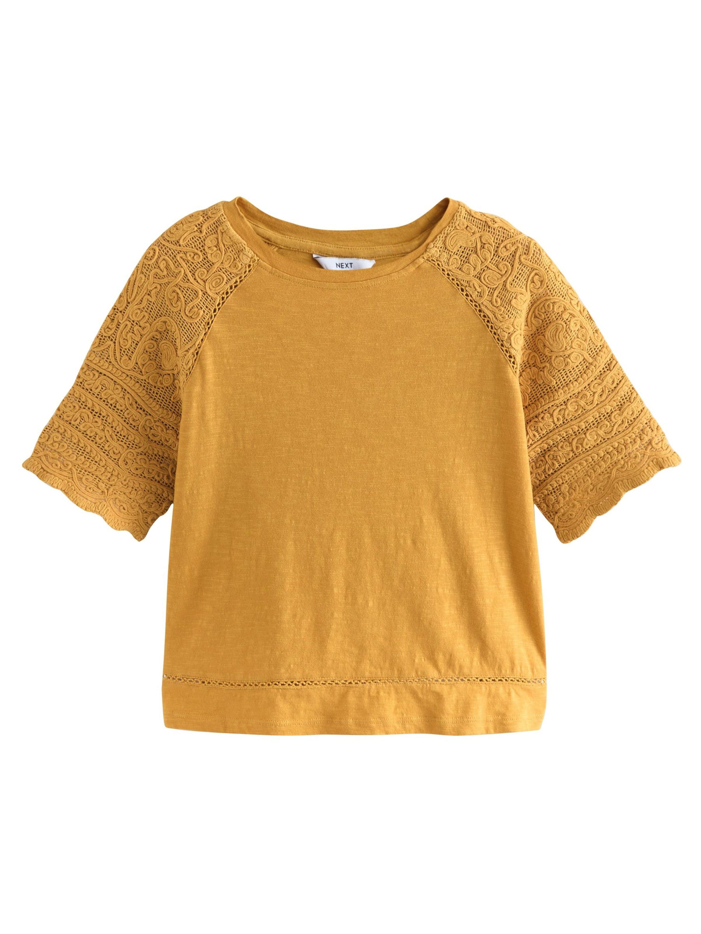 Next Μπλουζάκι σε κίτρινο: μπροστά