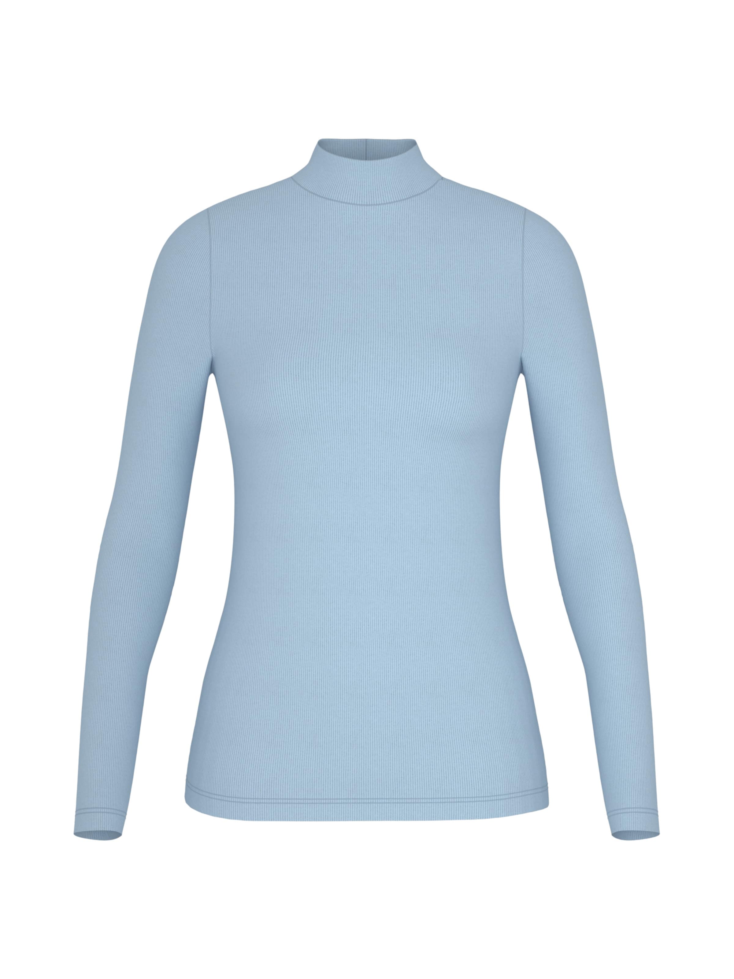 Chemise de nuit 'Casual Rib ' Mey en bleu : devant