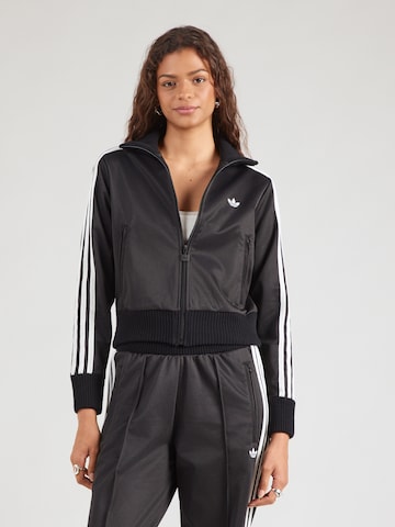 ADIDAS ORIGINALS Prechodná bunda 'Firebird' - Čierna: predná strana