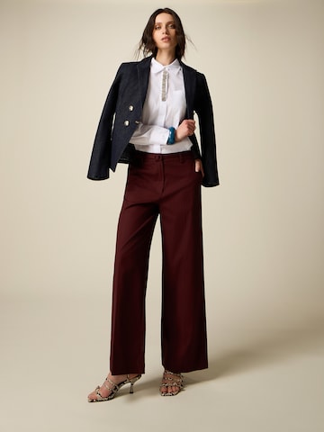 oltre Baggy Pants in Brown: front