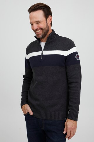FQ1924 Sweater 'EDVIN' in Grey: front