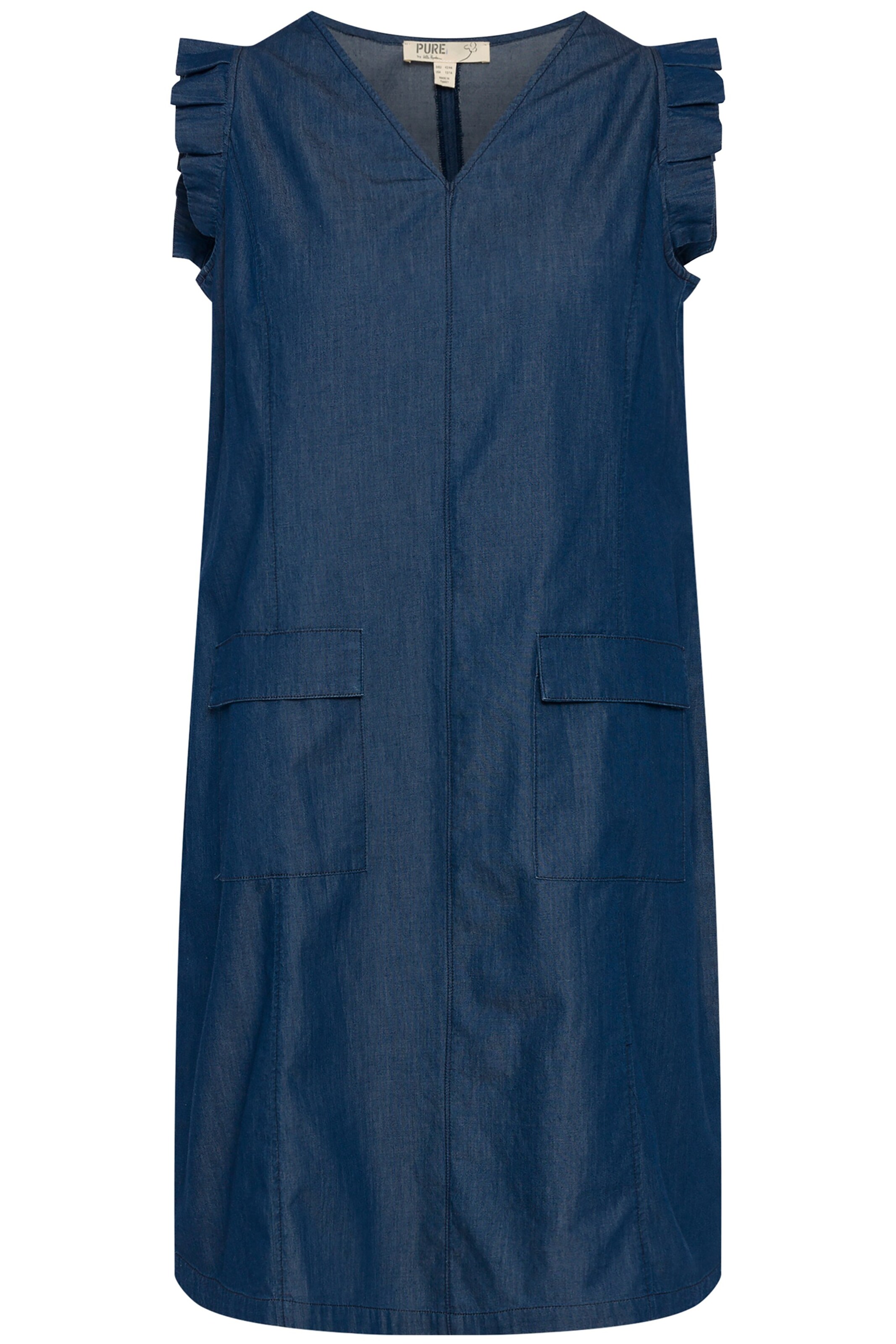 Ulla Popken Kleid in Blau: Vorderseite