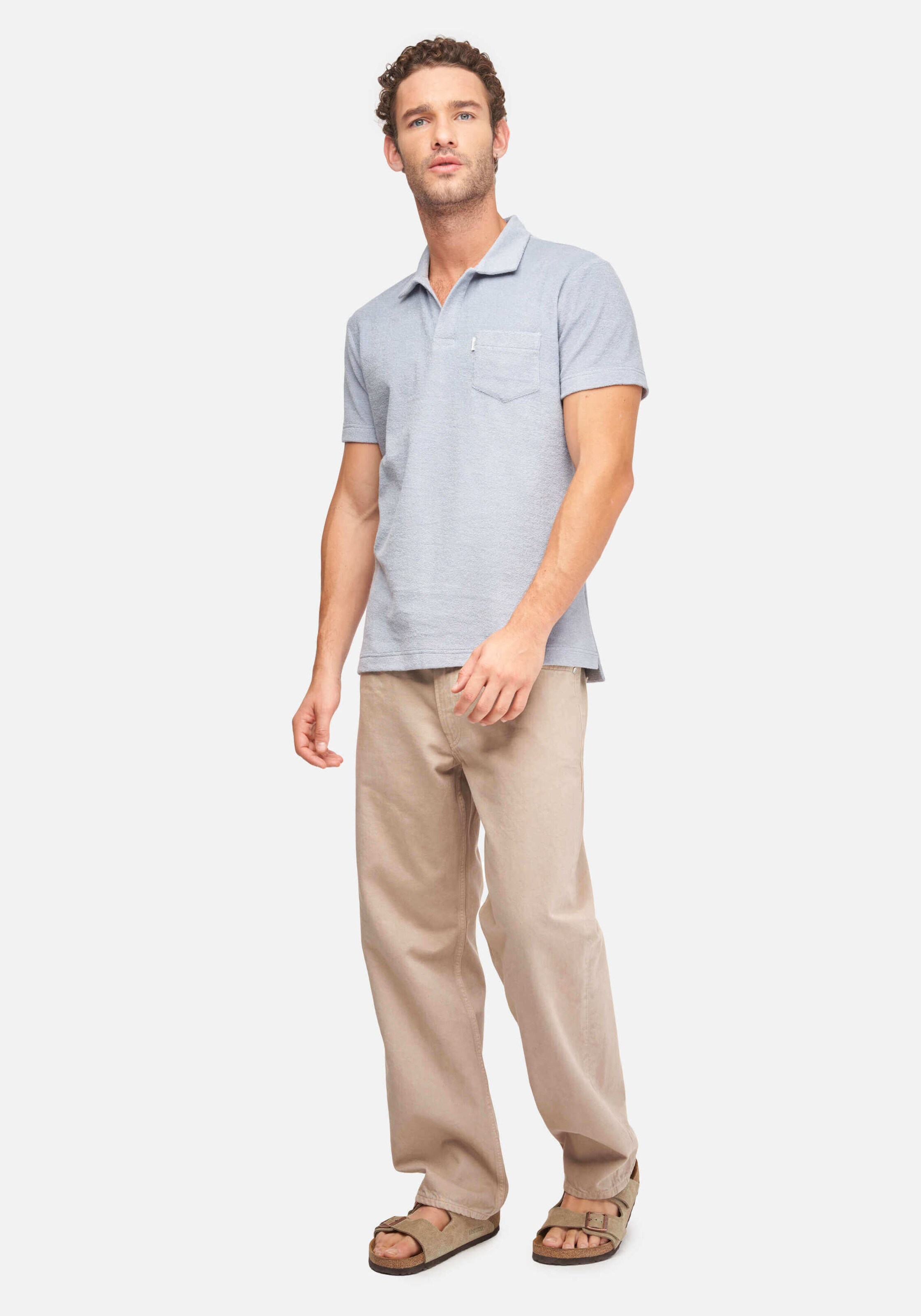Männer Shirts STONES Shirt in Blau - CN25900