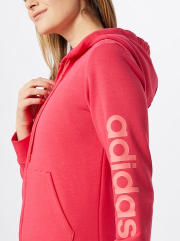 ADIDAS PERFORMANCE Športová mikina so zipsom - Ružová