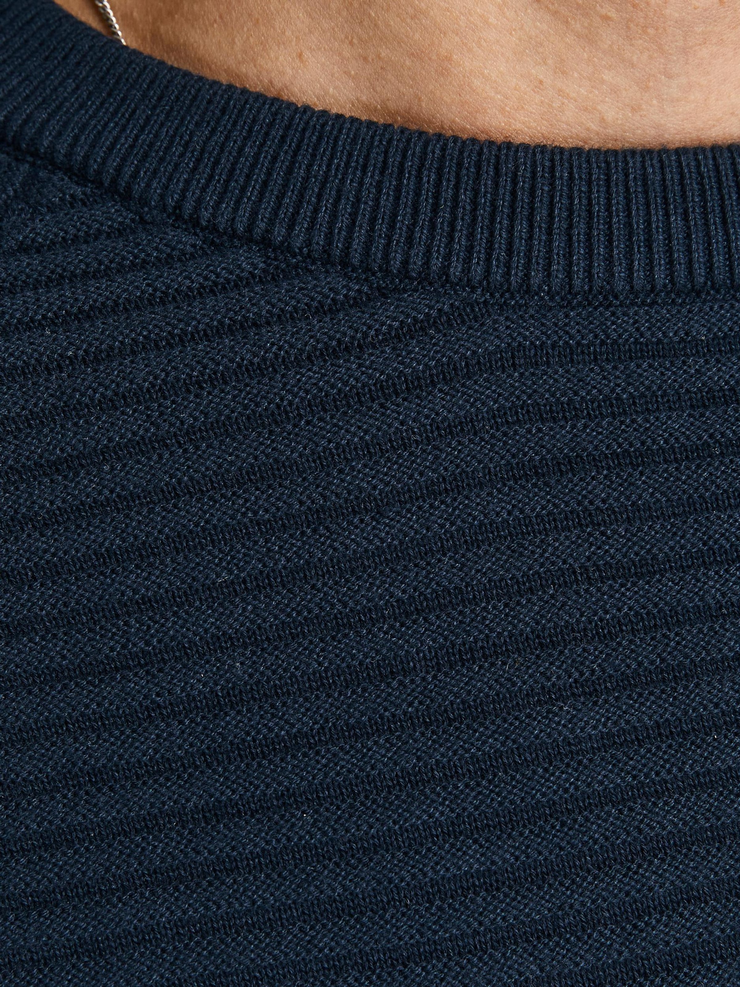 Männer Pullover & Strick JACK & JONES Pullover 'Seth' in Nachtblau - PM45938 Männer Pullover & Strick JACK & JONES Pullover 'Seth' in Nachtblau - PM45938