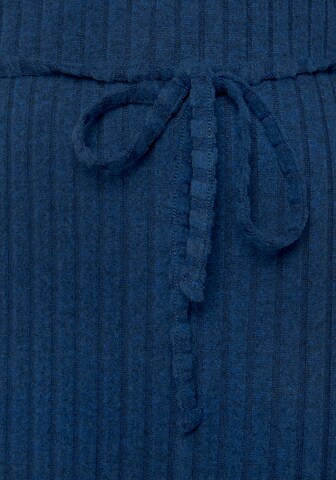 LASCANA Strickkleid in Blau