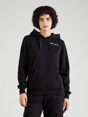 Champion Authentic Athletic ApparelSweater majica - crna boja: prednji dio