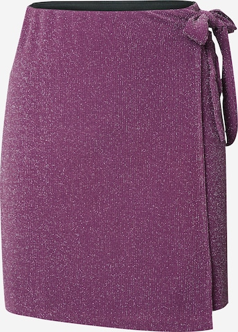 PIECES Skirt 'Lina' in Purple: front