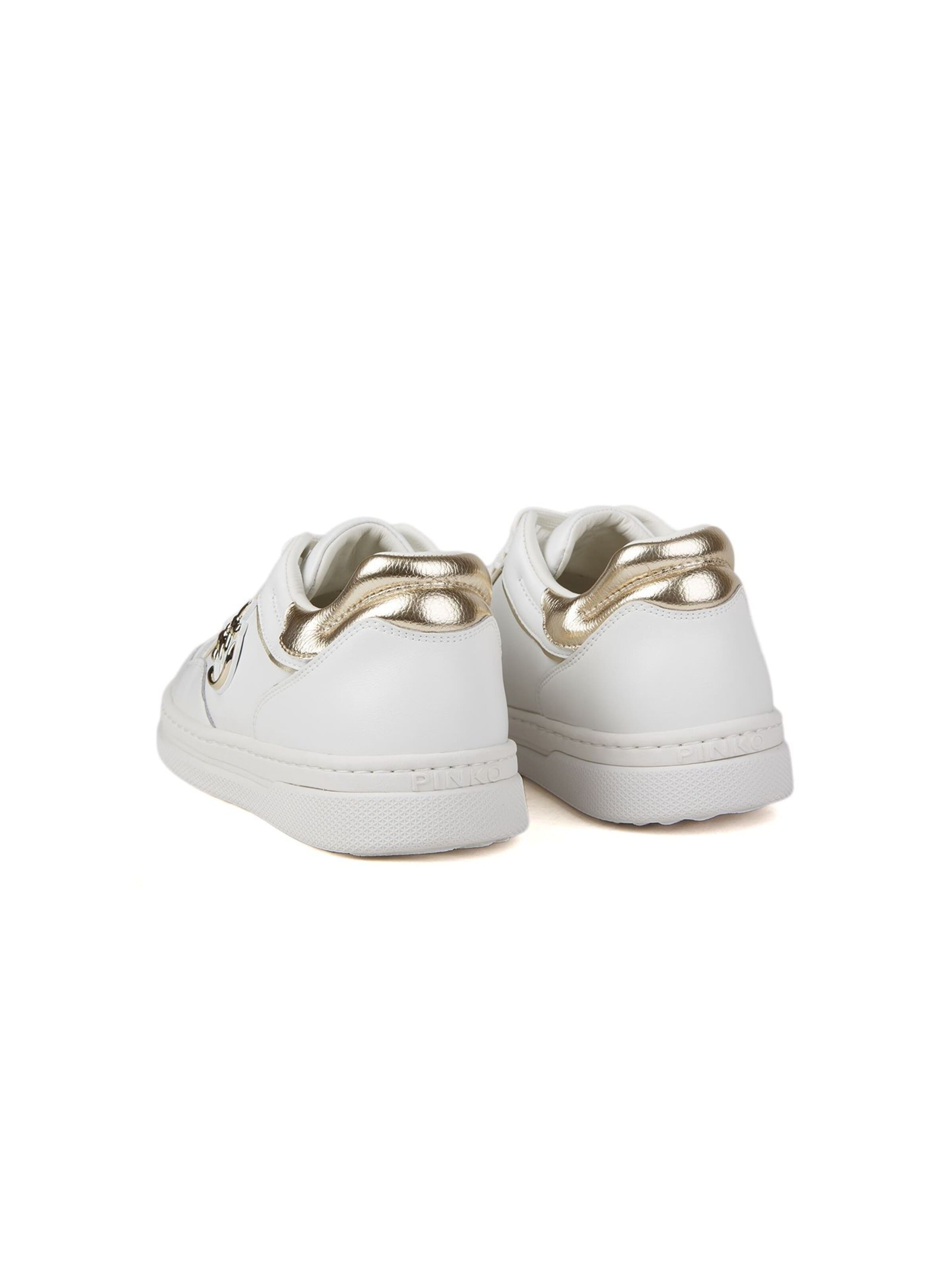 PINKO - Zapatillas deportivas bajas 'Mandy 21 - Sneaker Calf Leather' en blanco