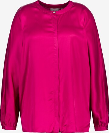 Ulla Popken Blouse in Roze: voorkant