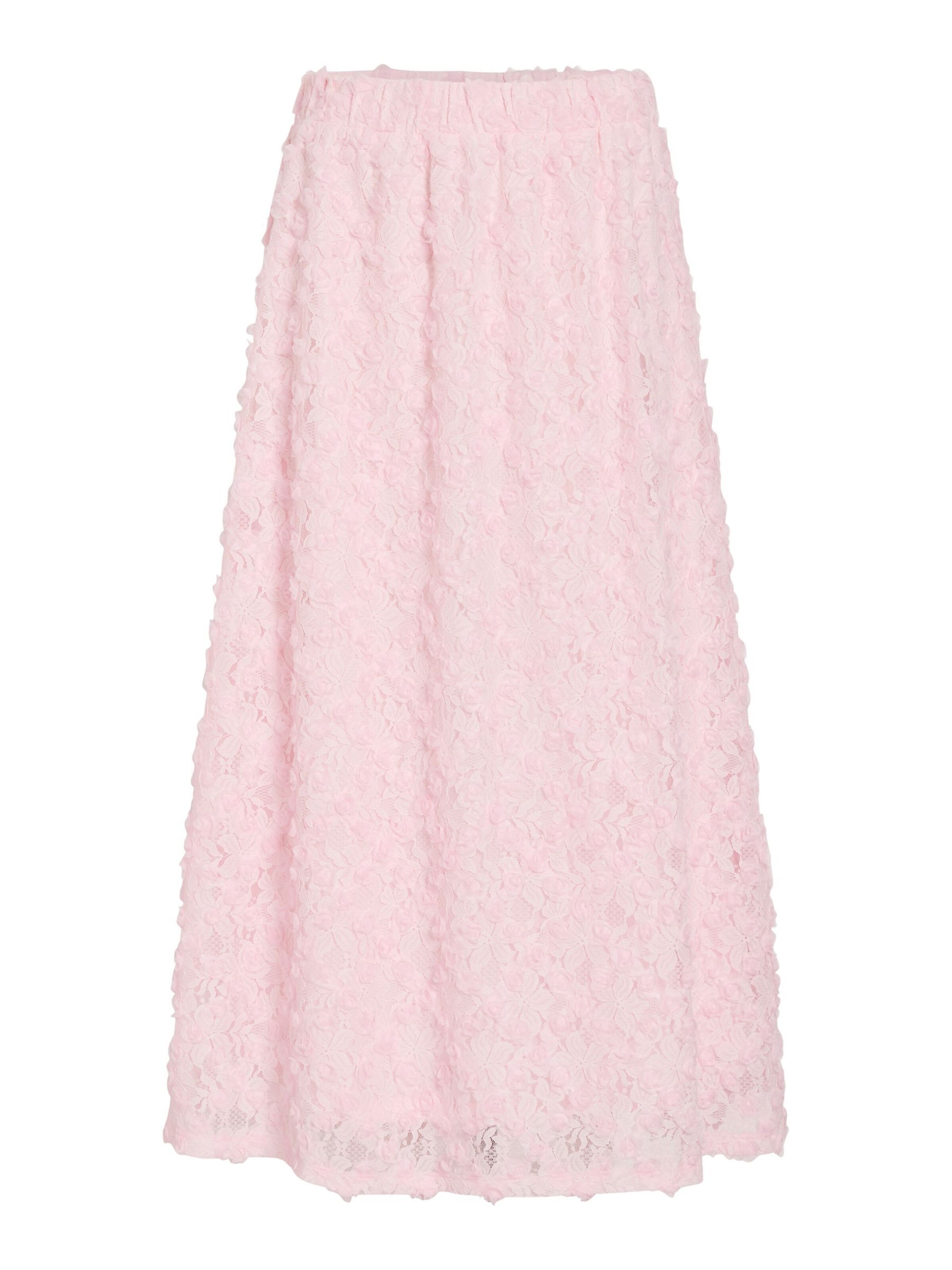 VILA Rok 'VISasha' in de kleur Pink, Productweergave