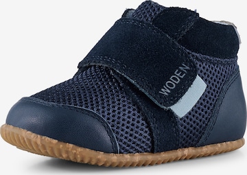 WODEN Kids First-Step Shoes 'Frigg' in Blue: front