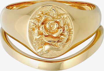 ELLI Ring Rose, Siegelring in Gold