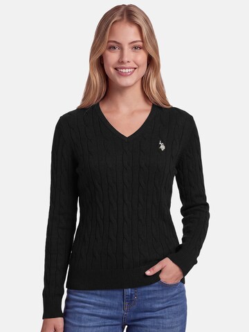 U.S. POLO ASSN. Sweater in Black: front