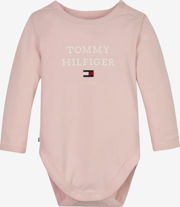 TOMMY HILFIGER Ползунки/боди в Ярко-розовый