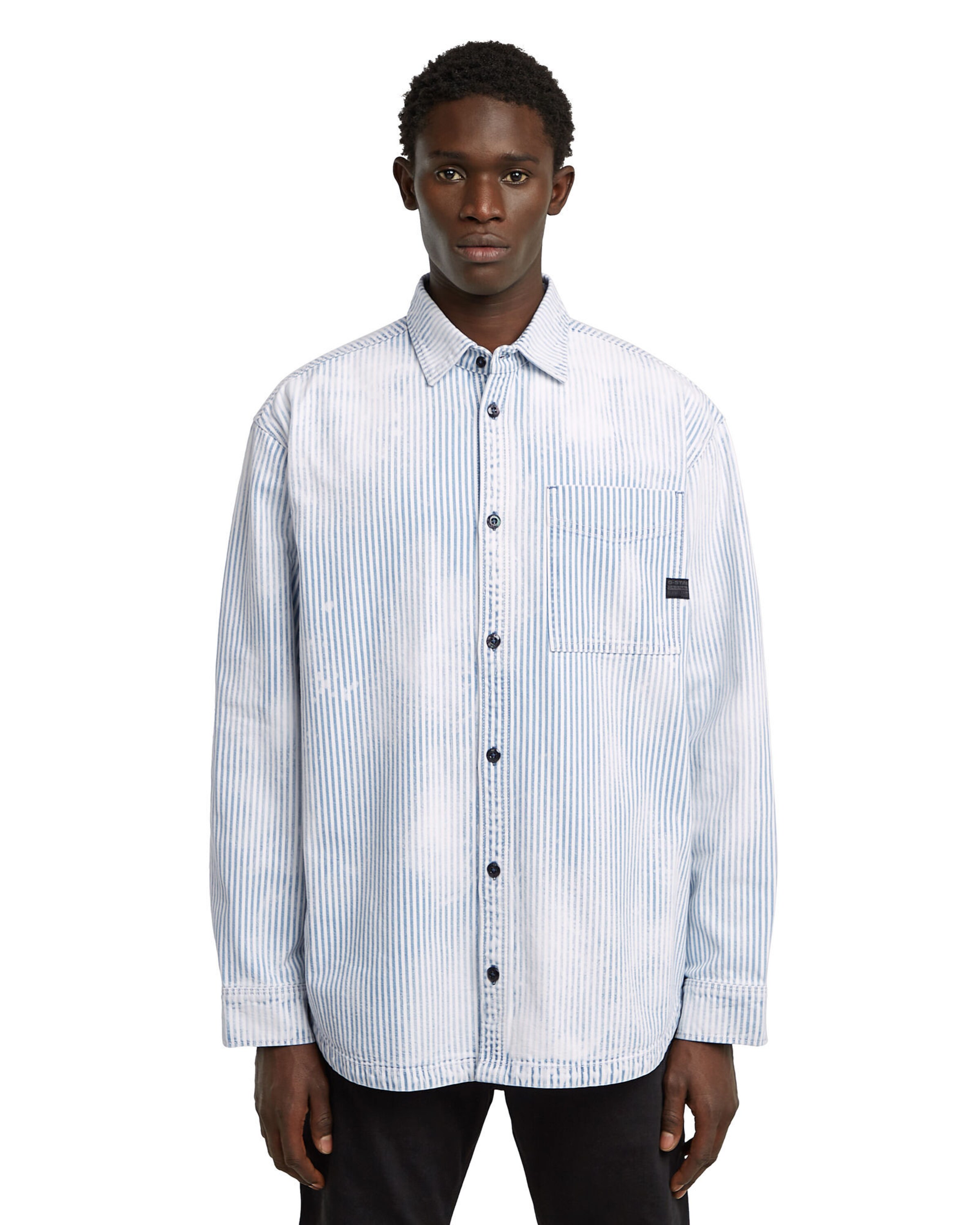 G-STAR Regular fit Overhemd in Blauw: voorkant