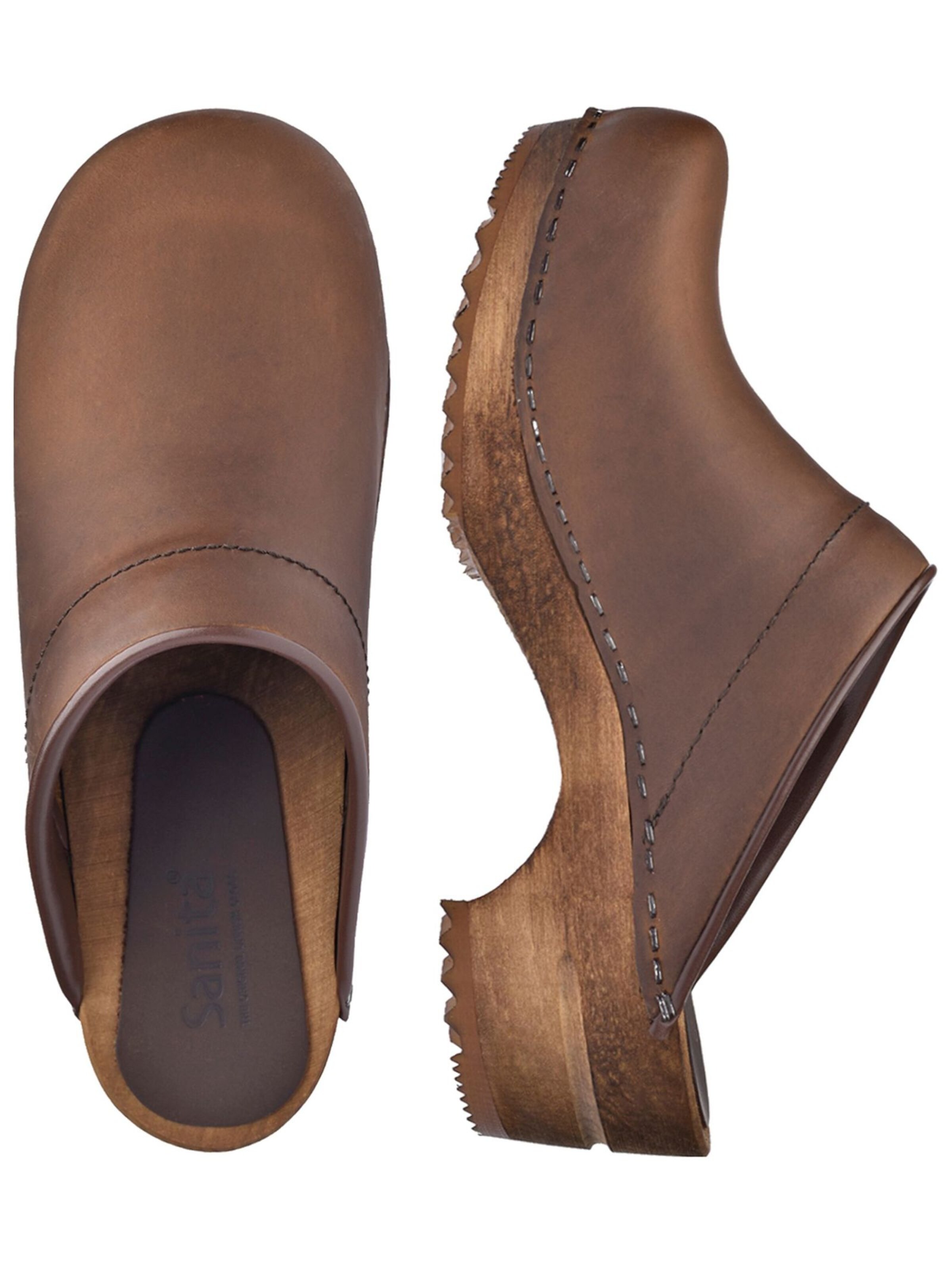 SANITA Clogs in Braun