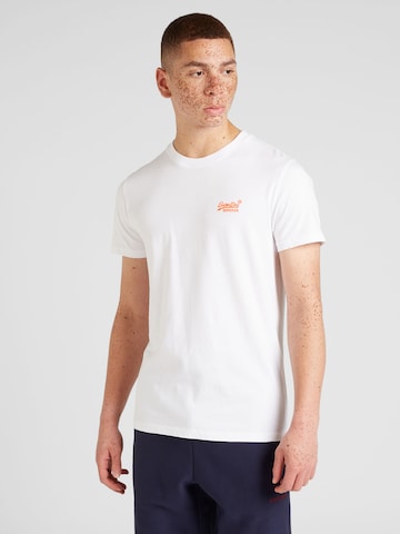 Superdry Koszulka 'Essential' w kolorze biały: przód