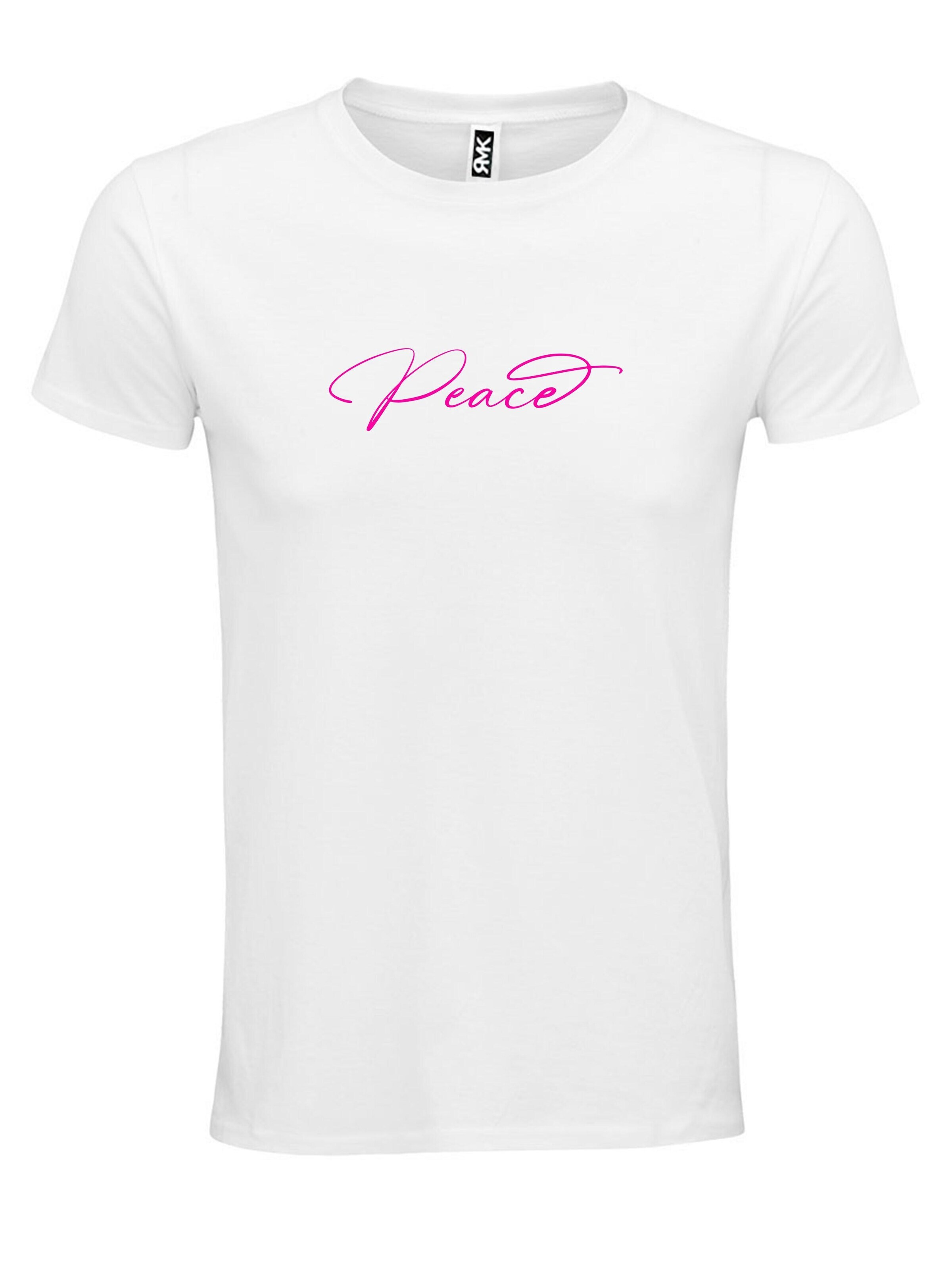 RMK Shirt 'Peace' in White: front