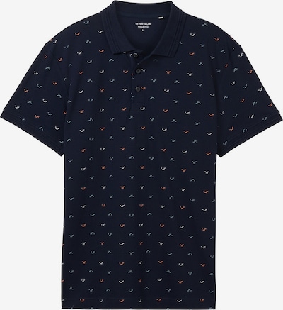 TOM TAILOR Poloshirt in marine / hellblau / orange / weiß, Produktansicht
