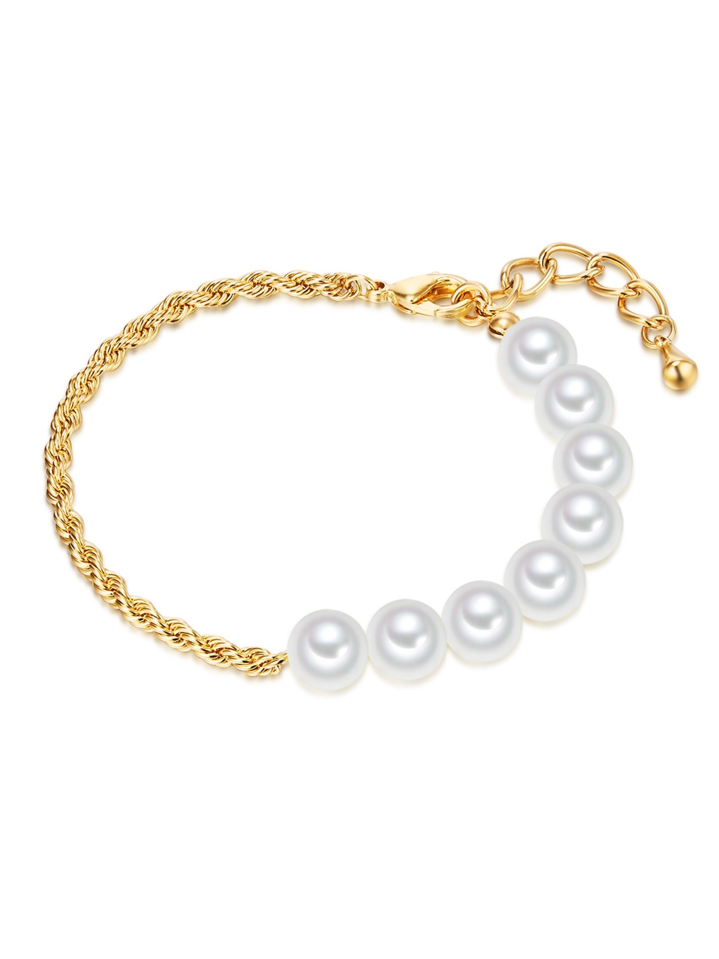 Braccialetto di Lulu & Jane in oro: frontale