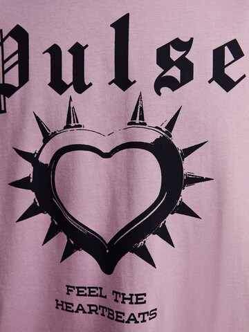 Bershka T-Shirt in Lila