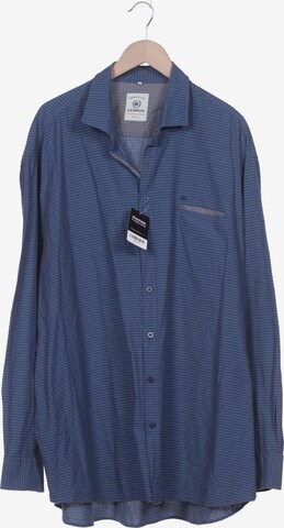 LERROS Button Up Shirt in 4XL in Blue: front