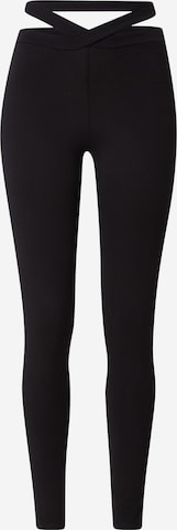 ABOUT YOU - Skinny Leggings 'Ayana' em preto: frente