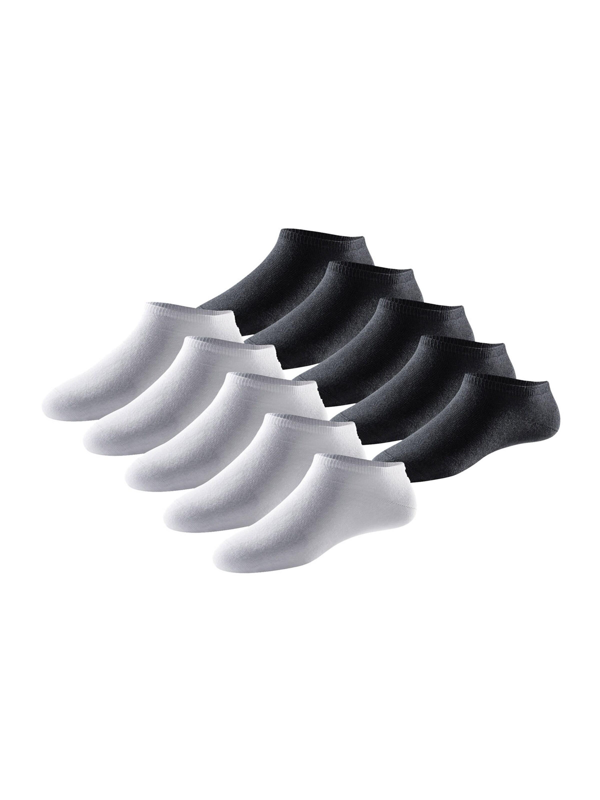 SCHIESSER Sneakersocken ' Bluebird ' in Schwarz: Vorderseite