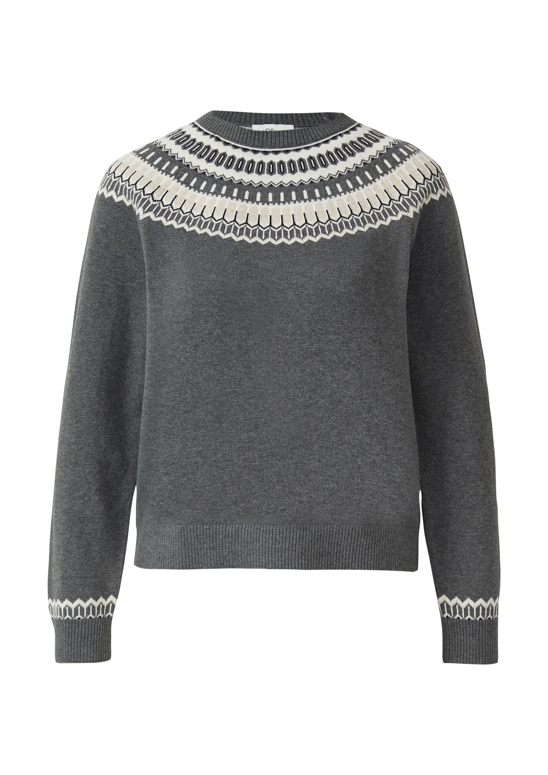 Pull-over s.Oliver en gris : devant