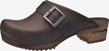 SANITA Clogs in Brown: front