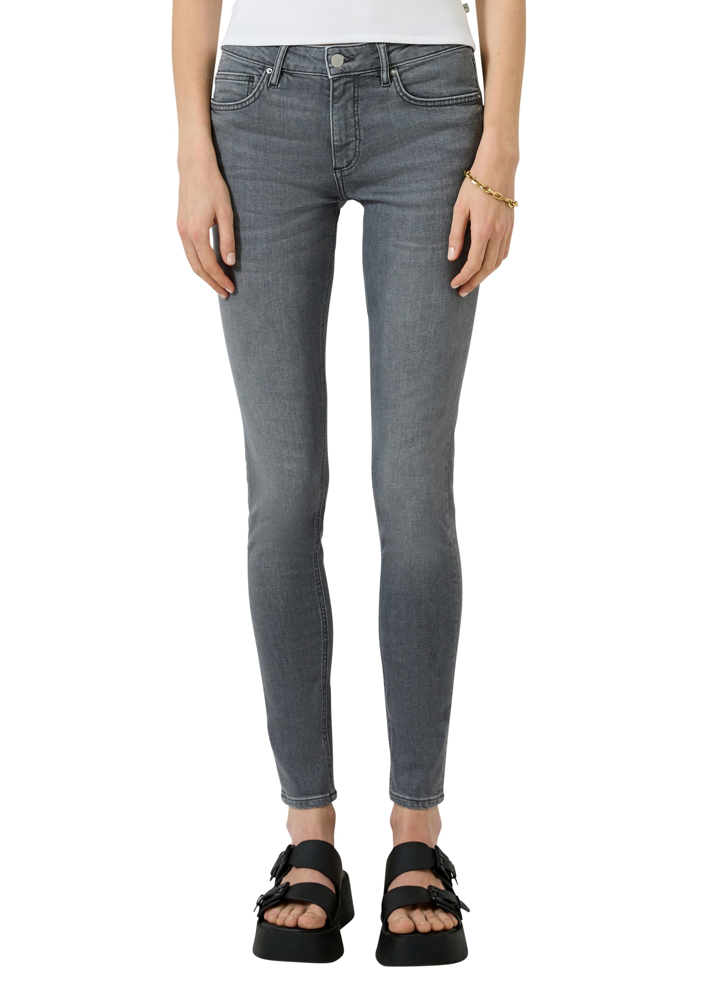 QS Skinny Jeans 'Sadie' in Grau: Vorderseite