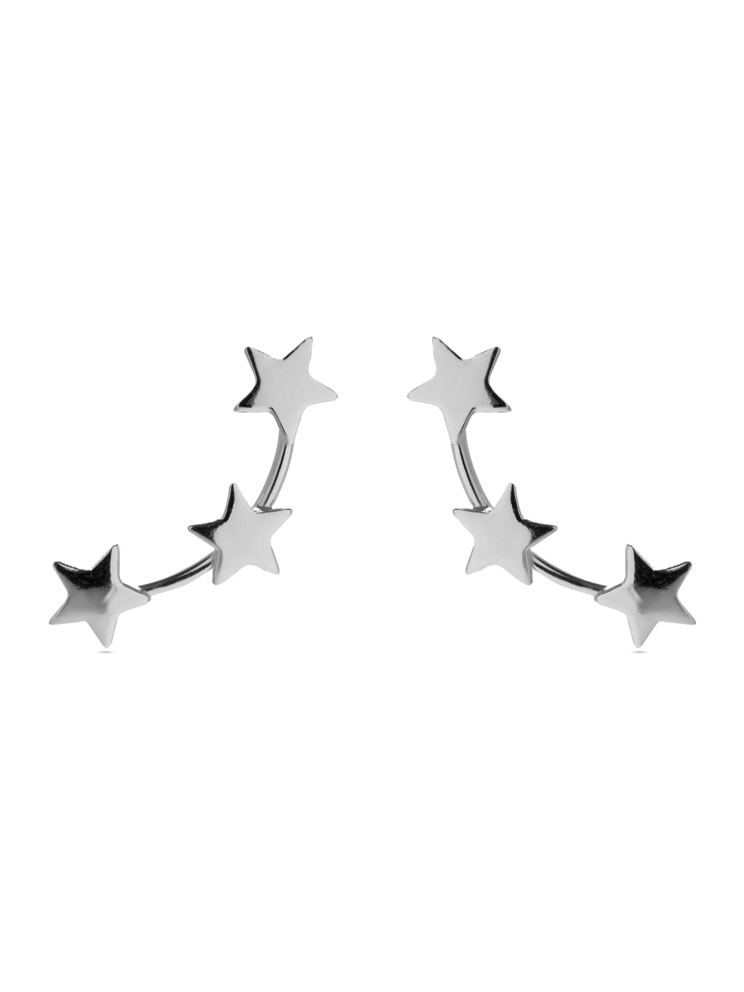 Luxenter Boucles d'oreilles 'Essential' en argent, Vue avec produit