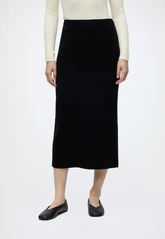 MSCH COPENHAGEN - Falda 'Agatha East' en negro: frente