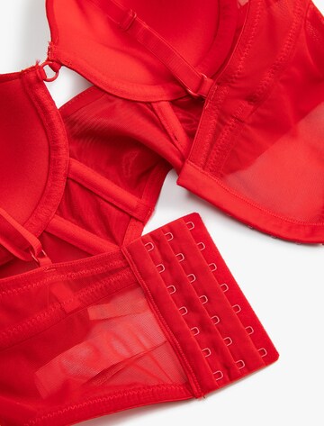 Koton Push-up Bra in Red