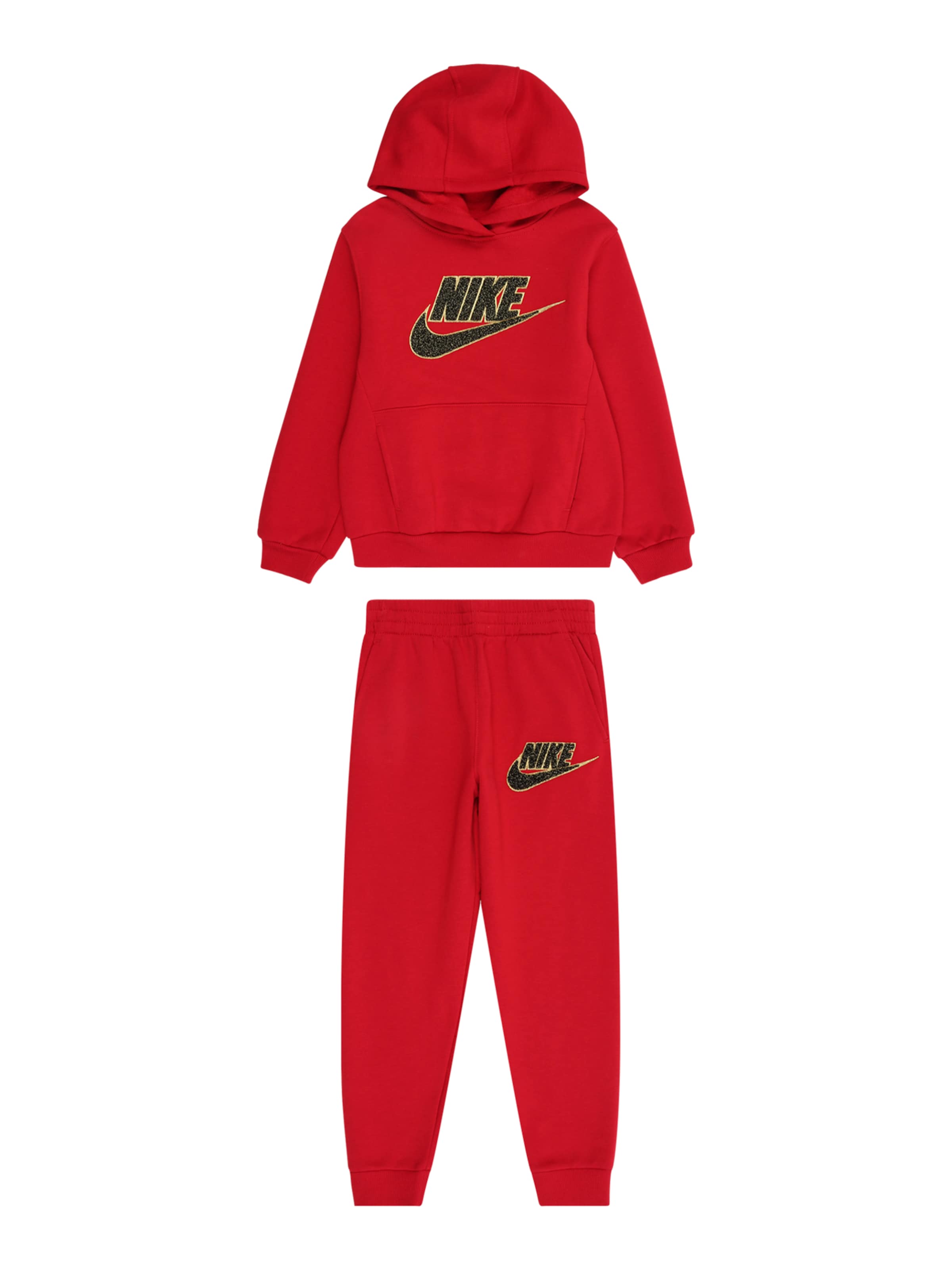 Nike Sportswear Joggingová souprava 'CLUB' – červená: přední strana