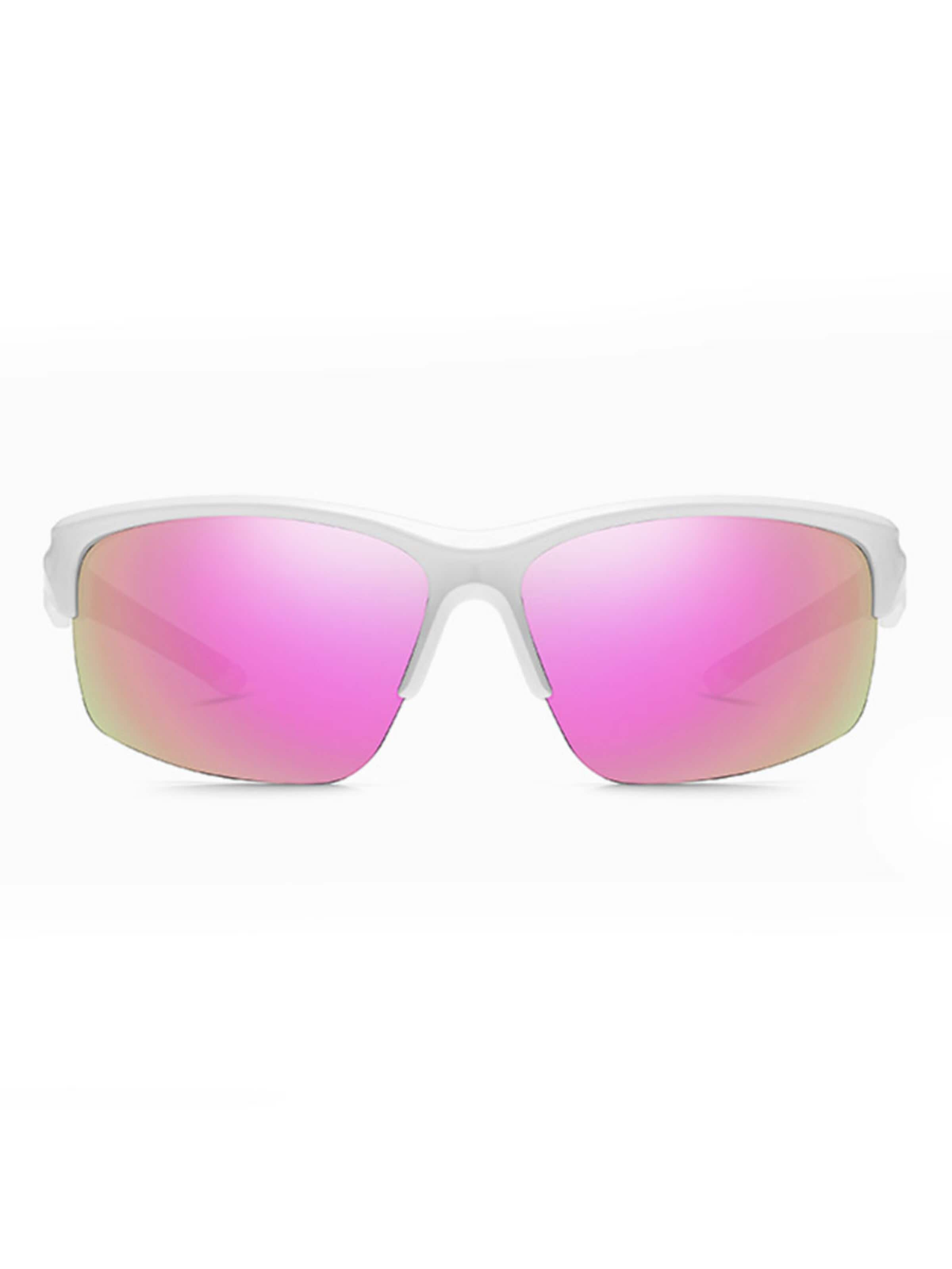 Lunettes de soleil sport 'Blixe' VEYREY en blanc : devant