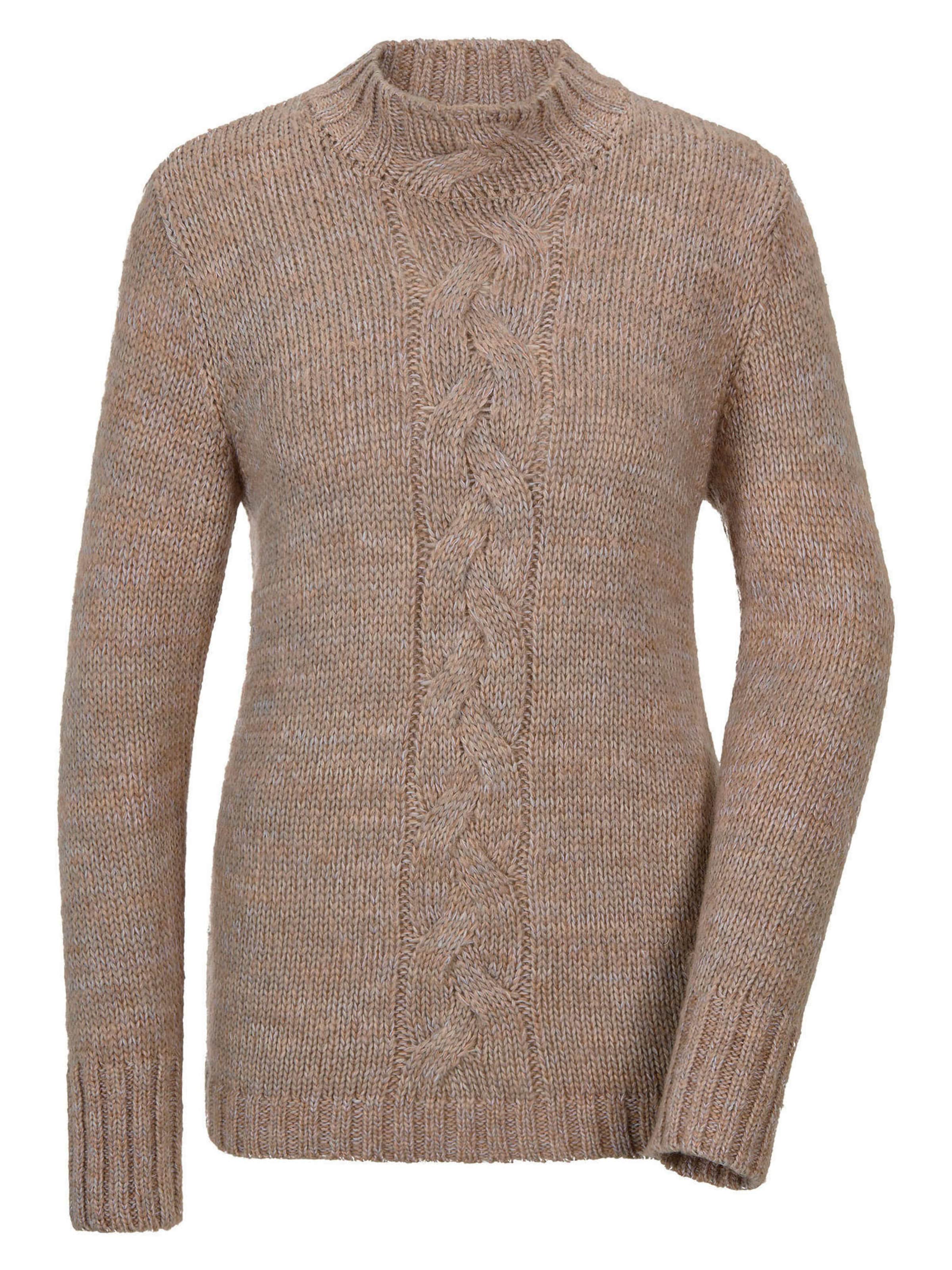 Goldner Pullover in Beige: Vorderseite