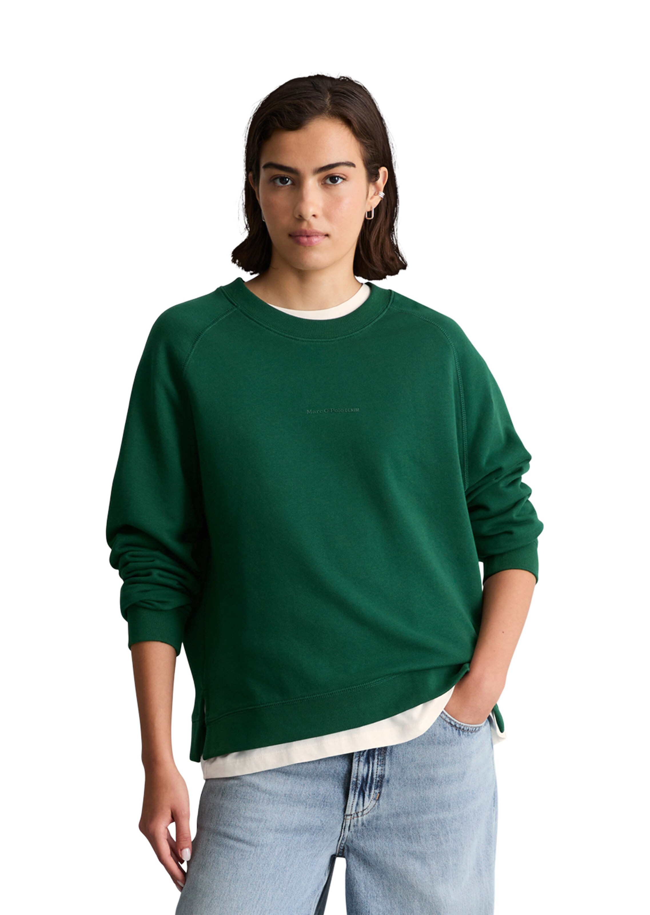 Marc O'Polo DENIM Sweatshirt in Green: front