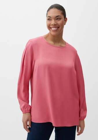 TRIANGLE Bluse in Pink: Vorderseite