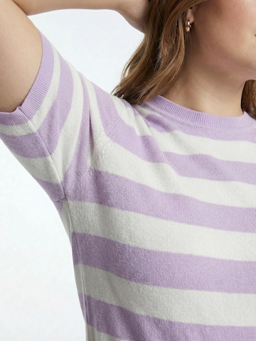 Guido Maria Kretschmer Curvy Sweater 'Maria' in Purple