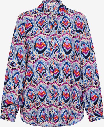 usha FESTIVAL Blouse in Blauw: voorkant