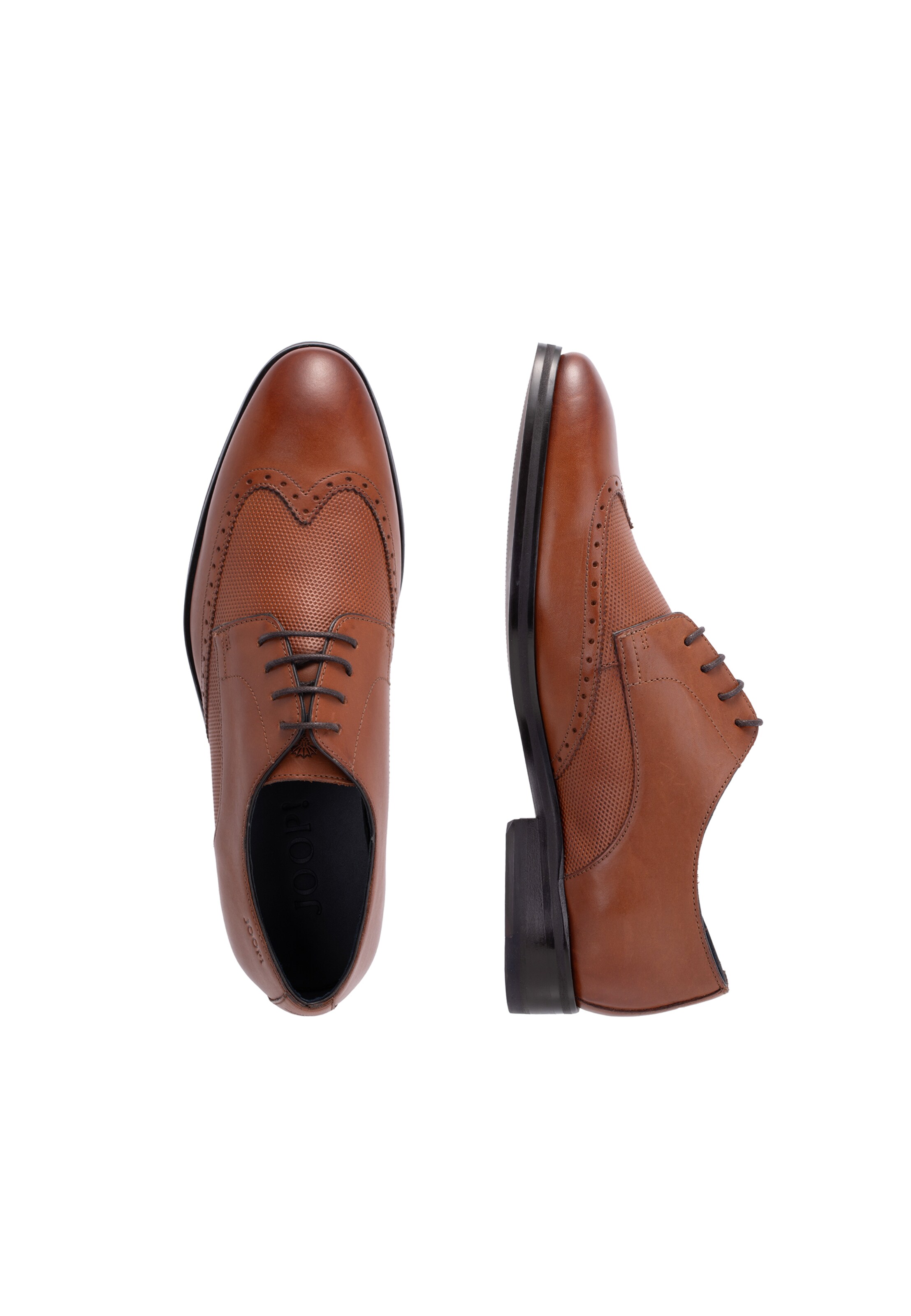 JOOP! Schnürschuh 'Piatto Clyde Brogue' in Braun