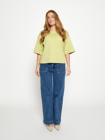 Peppercorn Koszulka 'Fiola' w kolorze zielony