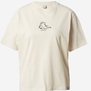 Iriedaily Shirt 'Chilly Cat' in White: front