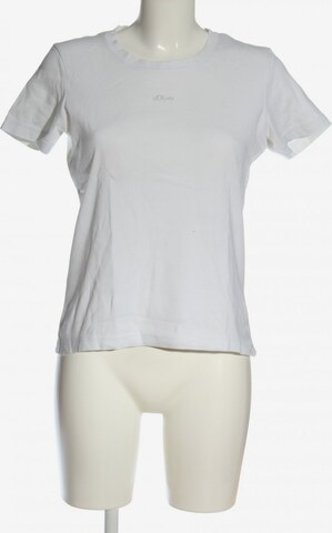 s.Oliver Top & Shirt in L in White: front