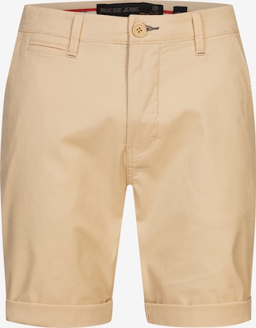 INDICODE JEANS Chino Pants ' Bonn' in Beige: front