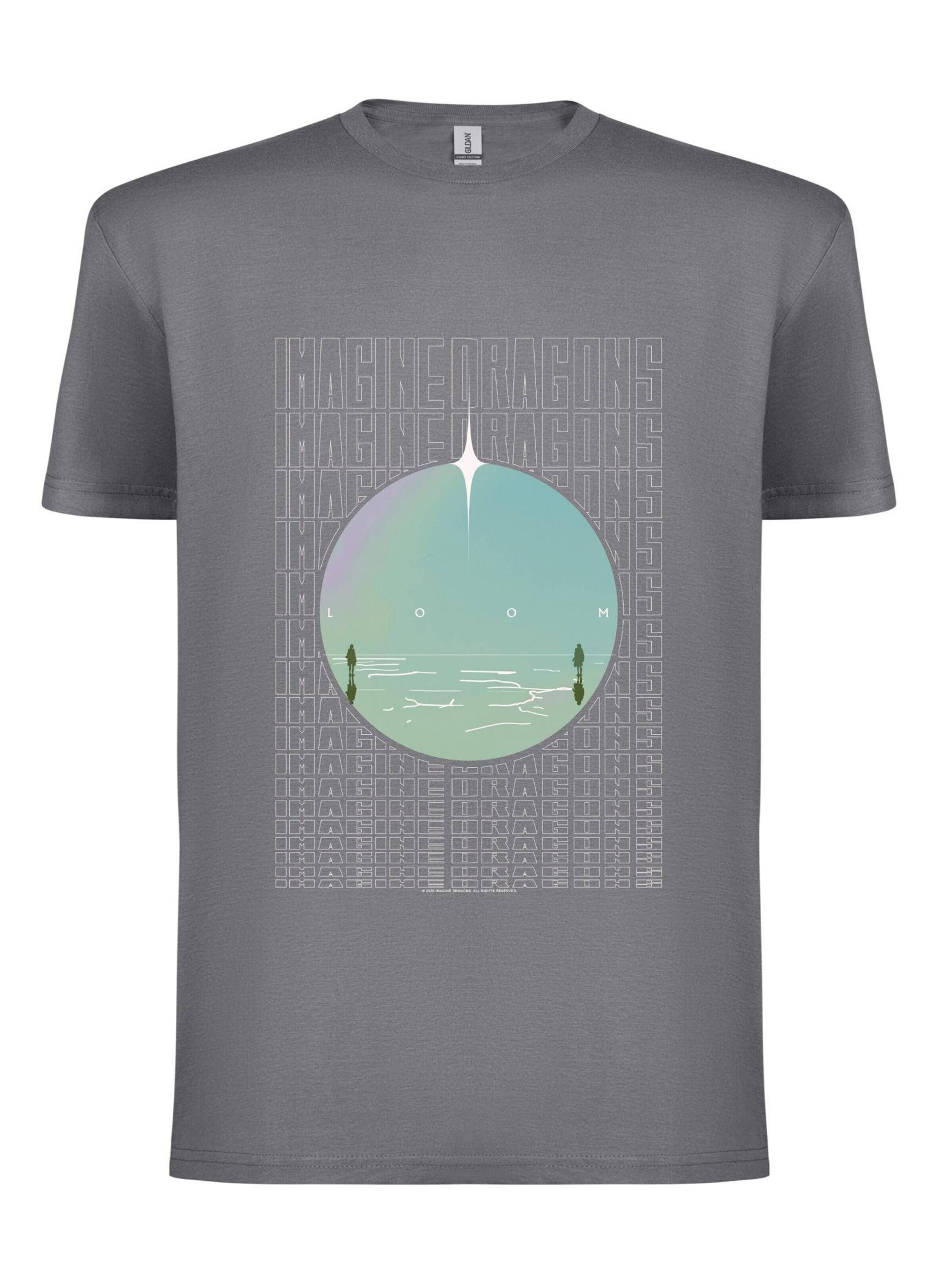 Rockshirts - Camiseta 'Imagine Dragons Loom T-Shirt' en gris: frente