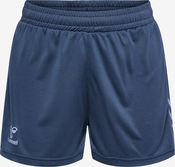 Regular Pantalon de sport 'ACTIVE' Hummel en bleu : devant