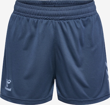 Hummel Workout Pants 'ACTIVE' in Blue: front